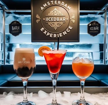 three glasses of different drinks on a table