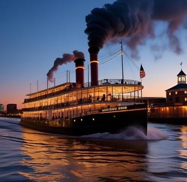 /cruise in the Mississippi River in new orleans
