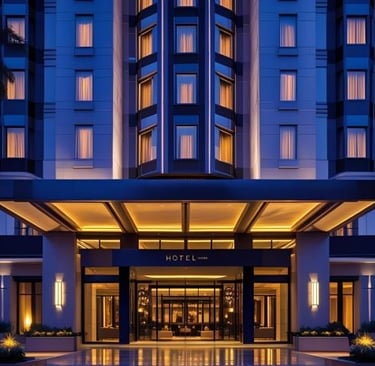 outdoor photo of a luxury hotel in Johannesburg