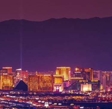 las vegas by night