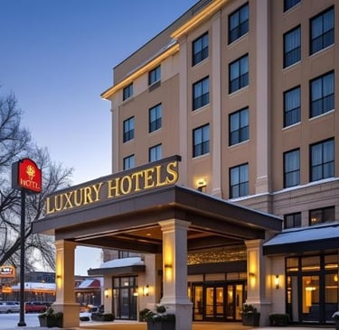 outdoor photo of a luxury hotel