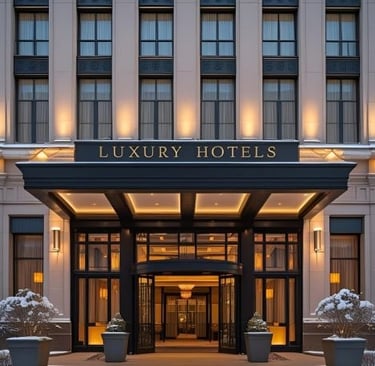 outdoor photo of a luxury hotel