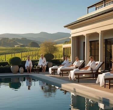 luxury spa hotel with pool