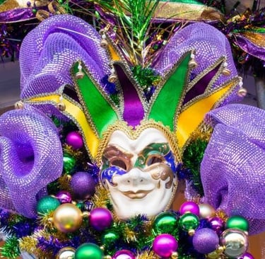 a mardife mardi mask mask on a mardi mask
