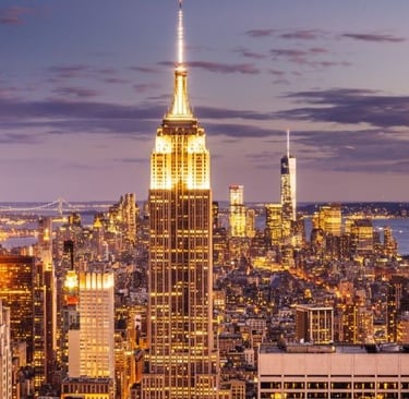 new york city by night