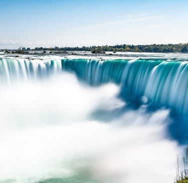 the Niagara waterfalls