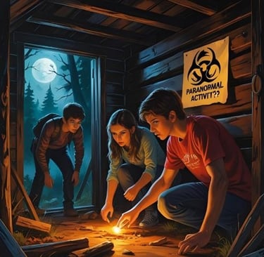a man and woman are looking at a lit candle