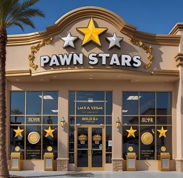 Outside photo of a pawn shop in Las Vegas