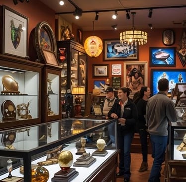 Inside photo of a pawn shop in Las Vegas
