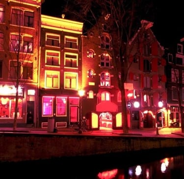 Red Light District in Amsterdam