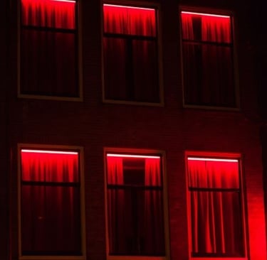 Red Light District in Amsterdam