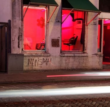 Red Light District in Amsterdam
