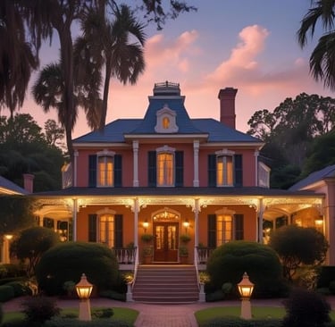 a large house with a large front porch and a large front porch