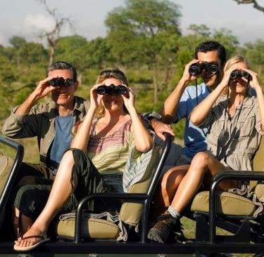 SAFARI JEEP IN KRUGER PARK 