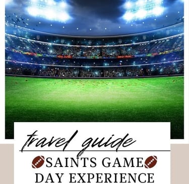 a football game with a football field and a stadium