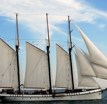 a sailboat sailing on the water