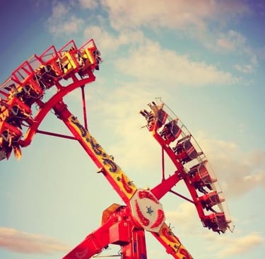 a ferris wheel ride at a carnival