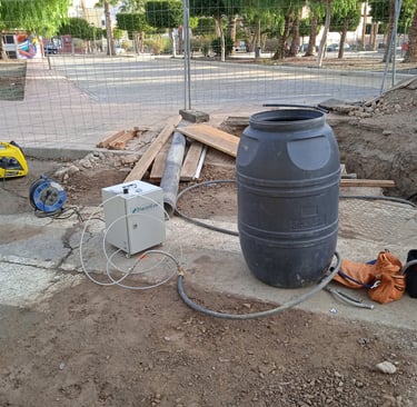 Tracer Gas Injection During Construction
