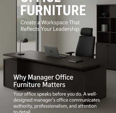 a poster advertising a business office