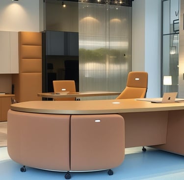 Royal Real Touch office furniture Dubai – custom office solutions, executive desks, workstations, and storage