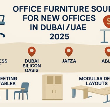 a desk with a chair and a chair with a map of the area