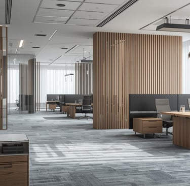 Modern office furniture solutions for corporate offices in Saudi Arabia