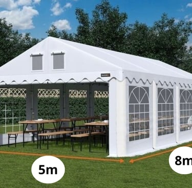 Palapinių ir paviljonų nuoma