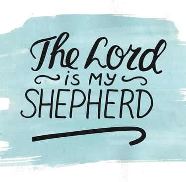 Psalm 23 Jesus is the good shepherd