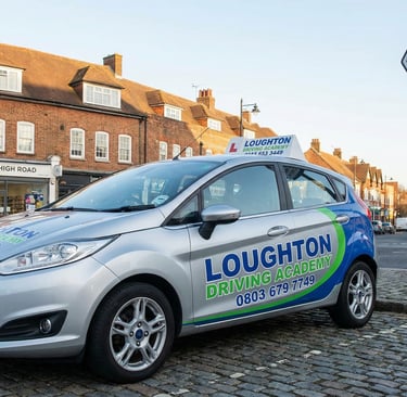 Professional driving school car parked in Loughton ready for a lesson