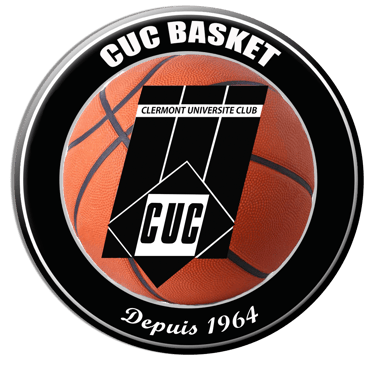 a basketball ball with the words cuc on it