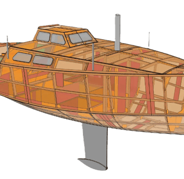 Class Globe 5.80 Technical Drawing Side view
