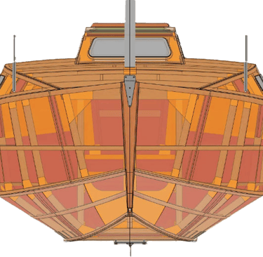 Class Globe 5.80 Technical Drawing Bow on