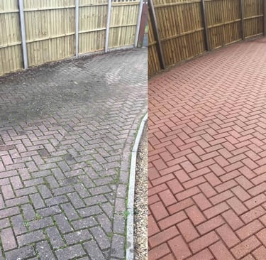 driveway brick pavers cleaning before and after fort lauderdale fl 