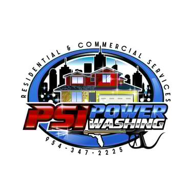 official logo PSI POWER WASHING FORT LAUUDERDALE