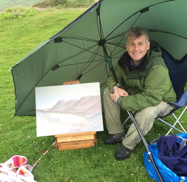 painting outdoors alla prima en plein air