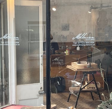 guitar luthier in Bideford James Millman