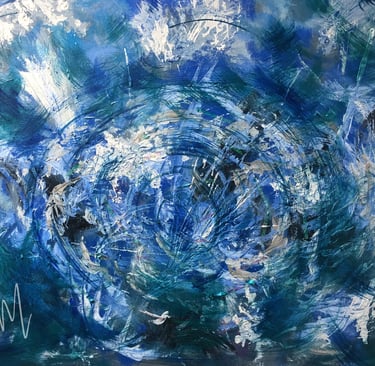 CBM Art abstract blue 