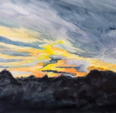 CBM Art_Mayfield Sunset Chalk pastel on paper