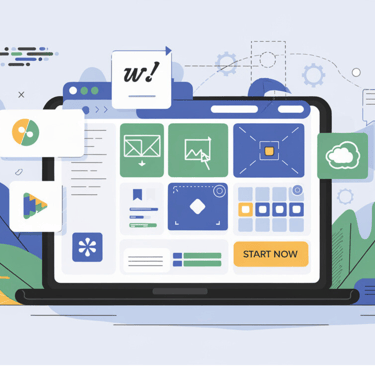 web sitesi tasarımını anlatan bir görsel