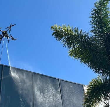 DRONE WINDOW CLEANING FORT LAUDERDALE FL 
