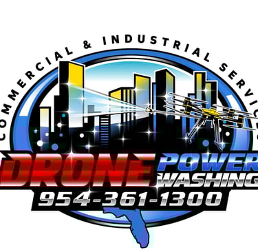 official logo drone power washing
