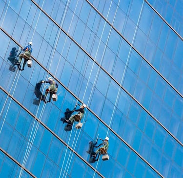 humans cleaning window drone cleaning is here now