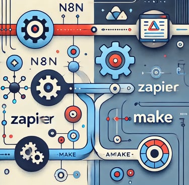 n8n vs zapier vs make