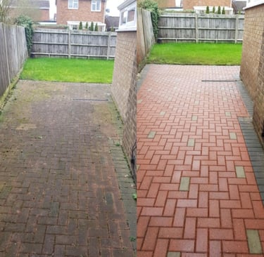 Pressure washing driveway houses in toronto and pressure washing in patios 