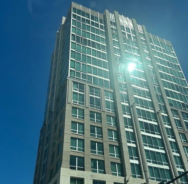 The Arras building in downtown Asheville representing commercial locksmith services