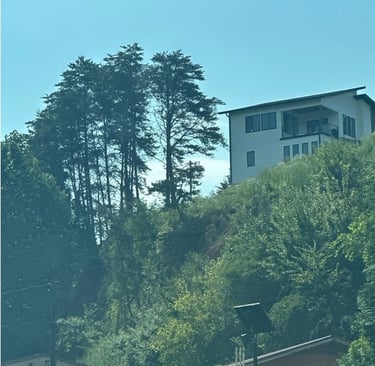 Mountain-top home in Leicester, NC- representing locksmith service area