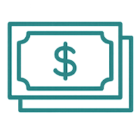 a dollar icon with a dollar sign on it