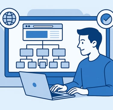 Estructura web optimizada para usabilidad y posicionamiento en buscadores