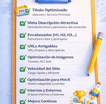Checklist completo de optimización SEO básica para principiantes