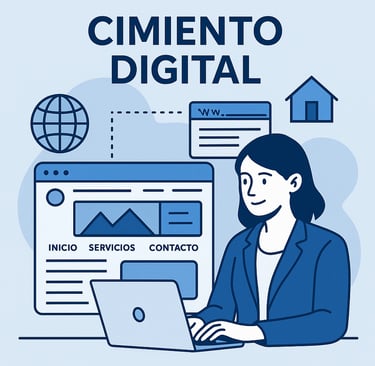 Presencia online profesional para emprendedores con sitio optimizado desde cero